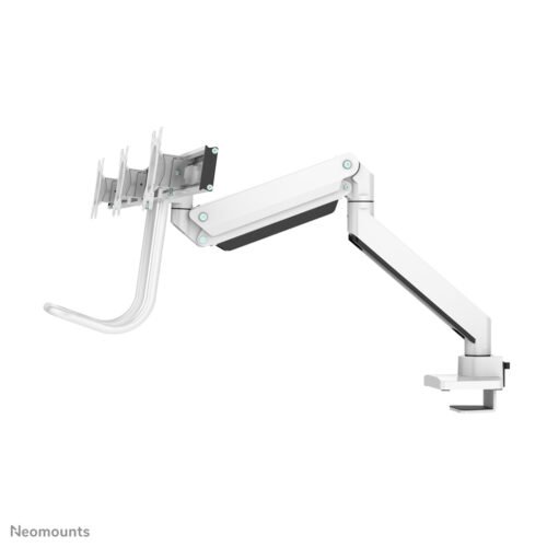 Neomounts NM-D775DX3WHITE Monitor arm 17-27" - gas spring - Topfix - 180°-stop - Image 6