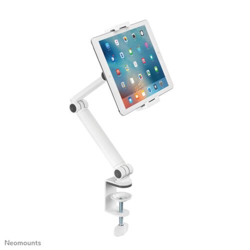 Neomounts DS15-545WH1 Tablet holder desk clamp 4.7-12.9" - universal - full motion - Image 6
