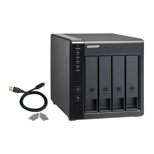 QNAP TR-004 storage drive enclosure HDD/SSD enclosure Black 2.5/3.5" - Image 5