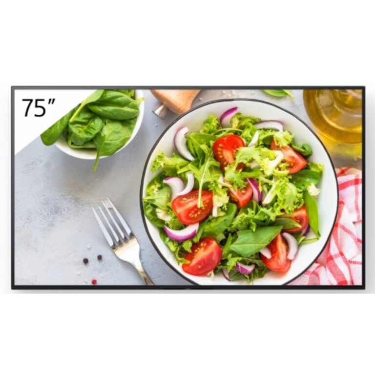 Sony FW-75BZ35L Signage Display Digital signage flat panel 190.5 cm (75") LCD Wi-Fi 550 cd/m² 4K Ultra HD Black Android 24/7
