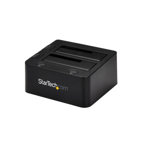 StarTech.com Dual-Bay USB 3.0 to SATA and IDE Hard Drive Docking Station, USB Hard Drive Dock, External 2.5/3.5" SATA I/II/III - Image 2