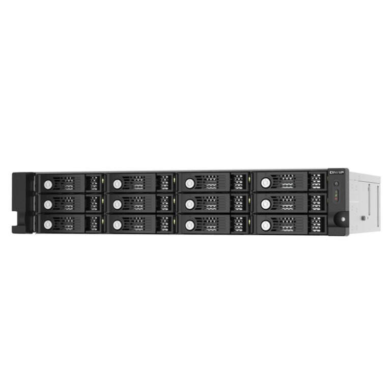 QNAP TL-R1220Sep-RP HDD/SSD enclosure Black, Grey 2.5/3.5"
