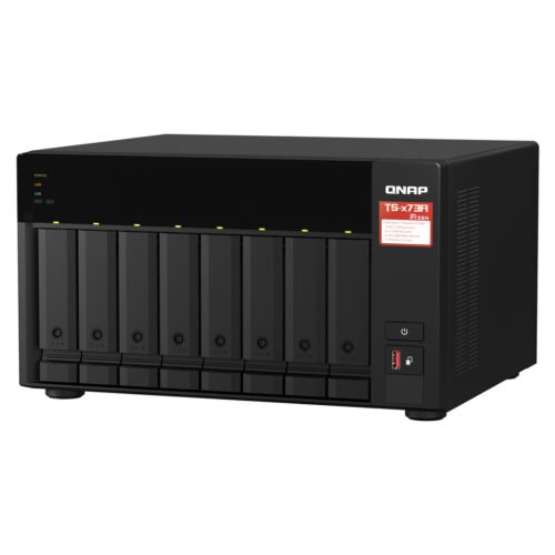 QNAP TS-873A NAS Tower Ryzen Embedded V1500B 8 GB DDR4 0 TB QNAP Turbo System Black - Image 5