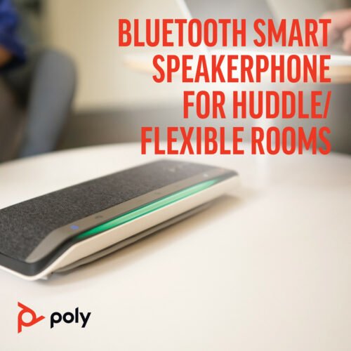 POLY Sync 40+ Microsoft Teams Certified USB-A USB-C Speakerphone +BT700 USB-A Adapter - Image 8