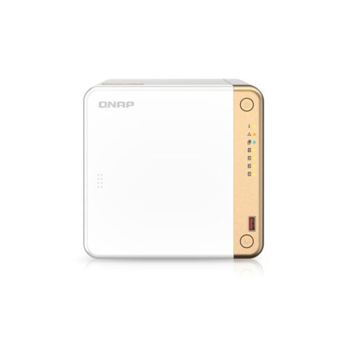 QNAP TS-462-4G NAS/storage server Tower Intel® Celeron® N4505 4 GB DDR4 0 TB QNAP QTS White - Image 2