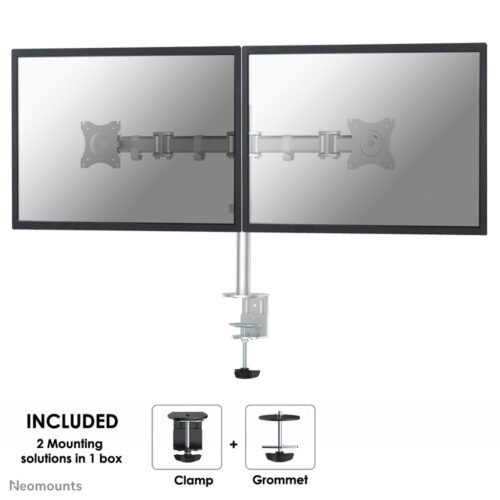 Neomounts NM-D135DSILVER Monitor arm 10-27"
