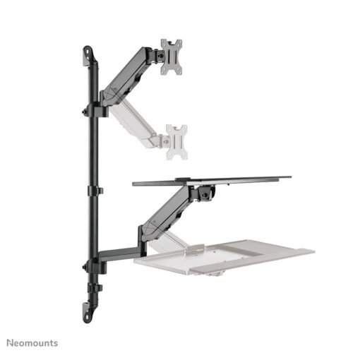 Neomounts WL90-325BL1 Sit-stand workstation wall 17-32" - gas spring - Image 4