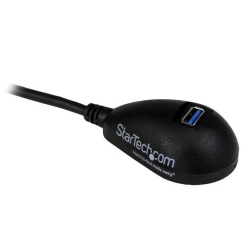 StarTech.com 5 ft Black Desktop SuperSpeed USB 3.0 Extension Cable - A to A M/F - Image 2