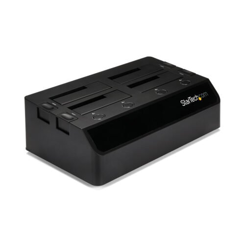 StarTech.com 4-Bay USB 3.0 to SATA Hard Drive Docking Station, USB Hard Drive Dock, External 2.5/3.5" SATA III SSD/HDD Docking