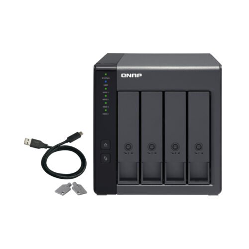 QNAP TR-004 storage drive enclosure HDD/SSD enclosure Black 2.5/3.5" - Image 7