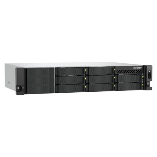 QNAP TS-855EU-RP NAS Rack (2U) Intel Atom® C5125 8 GB DDR4 0 TB QuTS hero Black - Image 3
