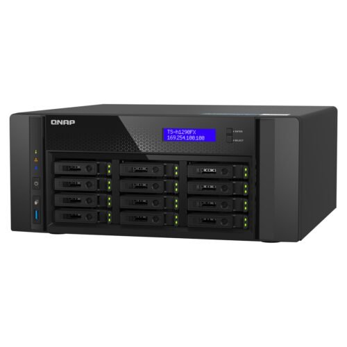 QNAP TS-h1290FX NAS Tower EPYC 7232P 64 GB DDR4 0 TB QuTS hero Black - Image 5
