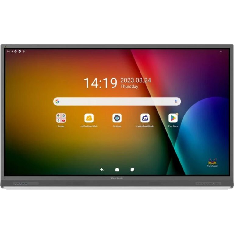 Viewsonic IFP7552-2F interactive whiteboard 190.5 cm (75") 3840 x 2160 pixels Touchscreen Black HDMI