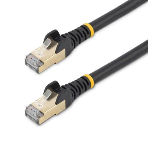 StarTech.com 1m CAT6a Ethernet Cable - 10 Gigabit Shielded Snagless RJ45 100W PoE Patch Cord - 10GbE STP Network Cable w/Strain - Image 4