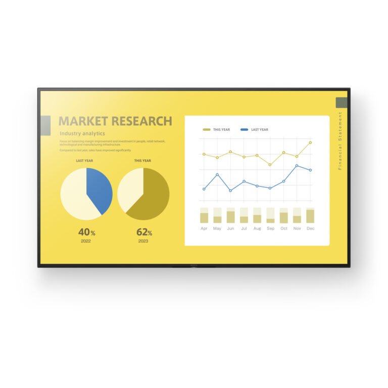 Sony FW-65EZ20L Signage Display Digital signage flat panel 165.1 cm (65") LCD Wi-Fi 350 cd/m² 4K Ultra HD Black Android 16/7