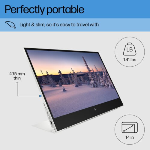 HP E-Series E14 G4 Portable Monitor - Image 10