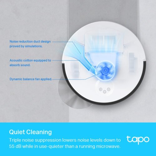 TP-Link Tapo RV30 Plus 4.4 L Bagless Black, Grey, White - Image 9