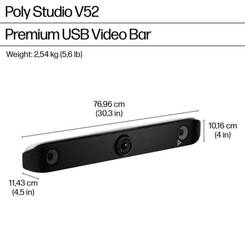 POLY Studio V52 USB Video Bar - Image 10