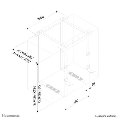 Neomounts CPU-D025BLACK CPU holder - max 20 kg - universal - Image 4