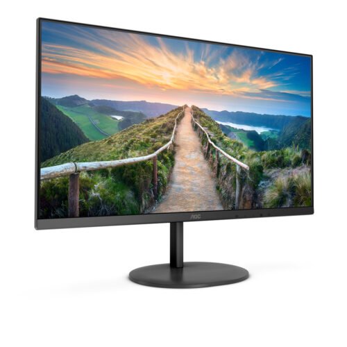 AOC V4 Q24V4EA LED display 60.5 cm (23.8") 2560 x 1440 pixels 2K Ultra HD Black - Image 6