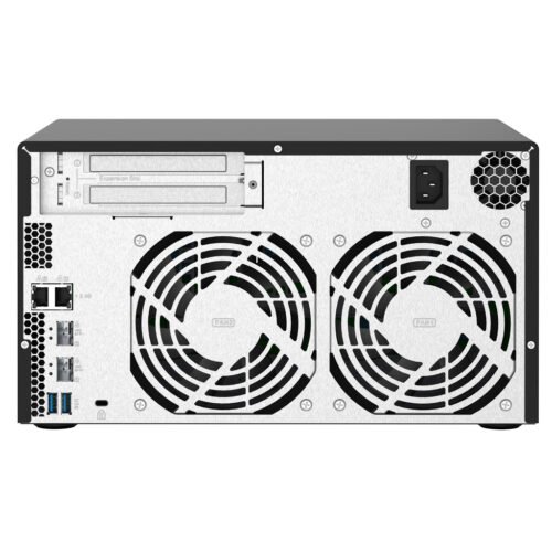 QNAP TS-832PX NAS Tower Annapurna Labs AL324 4 GB DDR4 0 TB QNAP Turbo System Aluminium, Black - Image 4