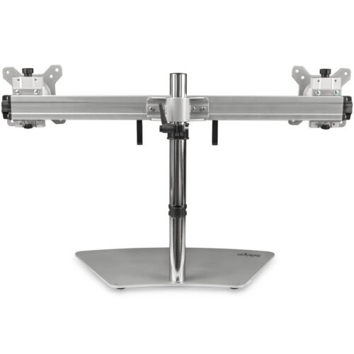 StarTech.com Dual Monitor Stand - Ergonomic Free Standing Dual Monitor Desktop Stand for two 24" VESA Mount Displays - Synchron - Image 5