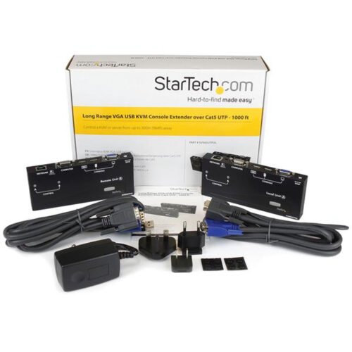 StarTech.com Long Range USB VGA KVM Console Extender over Cat5 UTP - 1000 ft - Image 4