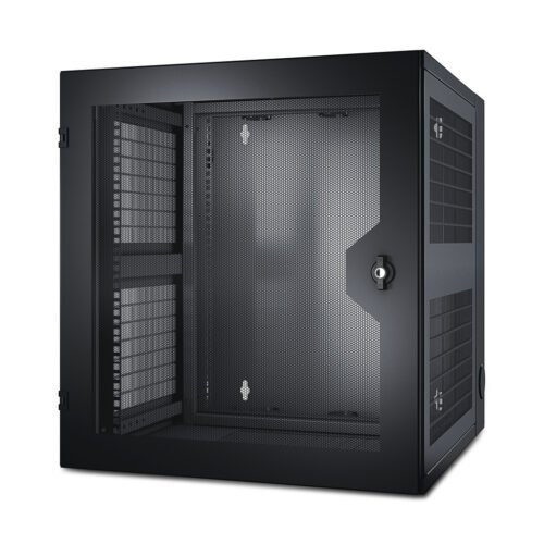 APC NetShelter 13U Wallmount Rack Cabinet Vented Door Double Hinged Server Depth