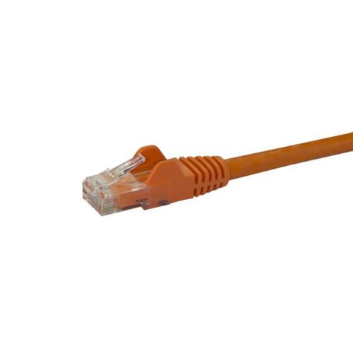 StarTech.com 10m CAT6 Ethernet Cable - Orange CAT 6 Gigabit Ethernet Wire -650MHz 100W PoE RJ45 UTP Network/Patch Cord Snagless - Image 2