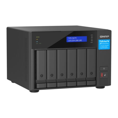 QNAP TVS-H674 NAS Tower Intel® Core™ i5 i5-12400 32 GB DDR4 0 TB QuTS hero Black - Image 3