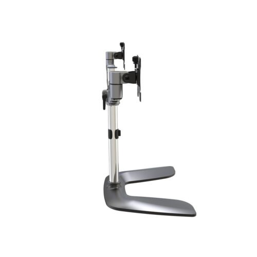 StarTech.com Dual Monitor Stand - Ergonomic Desktop Monitor Stand for up to 32" VESA Displays - Free-Standing Articulating Univ - Image 4