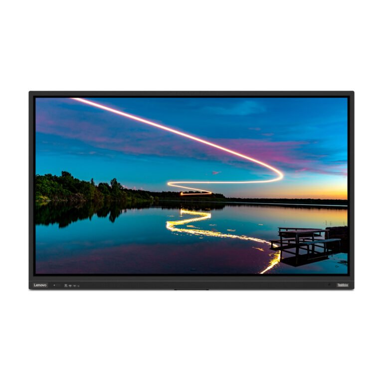 Lenovo ThinkVision T86 computer monitor 2.18 m (86") 3840 x 2160 pixels 4K Ultra HD LED Touchscreen Black