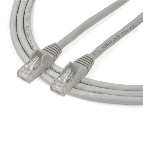 StarTech.com 2m CAT6 Ethernet Cable - Grey CAT 6 Gigabit Ethernet Wire -650MHz 100W PoE RJ45 UTP Network/Patch Cord Snagless w/ - Image 5