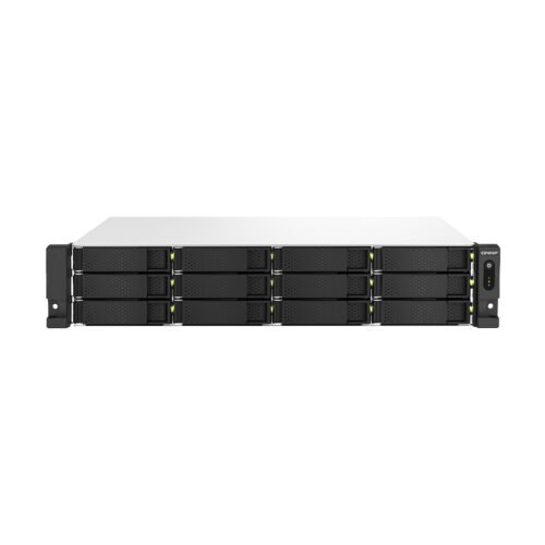 QNAP TS-1264U-RP NAS Rack (2U) Intel® Celeron® 8 GB DDR4 0 TB QNAP QTS Aluminium, Black - Image 6