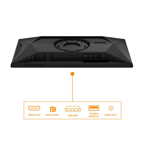 AOC G4 25G4SXU computer monitor 62.2 cm (24.5") 1920 x 1080 pixels Full HD LED Black, Grey - Image 14