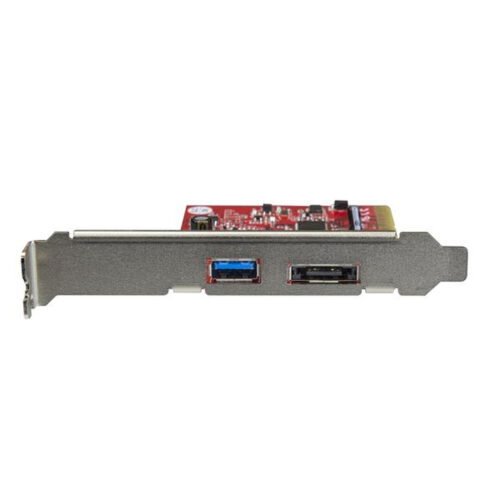StarTech.com 2-Port USB 3.1 (10Gbps) and eSATA PCIe Card - 1x USB-A and 1x eSATA - Image 2