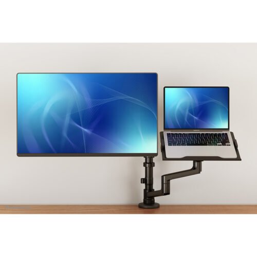 Neomounts DS20-425BL2 Monitor arm with laptop holder 17-27" - space saving - Image 18