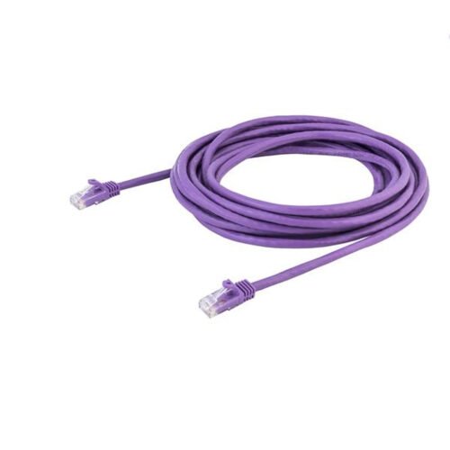 StarTech.com 5m CAT6 Ethernet Cable - Purple CAT 6 Gigabit Ethernet Wire -650MHz 100W PoE RJ45 UTP Network/Patch Cord Snagless - Image 2