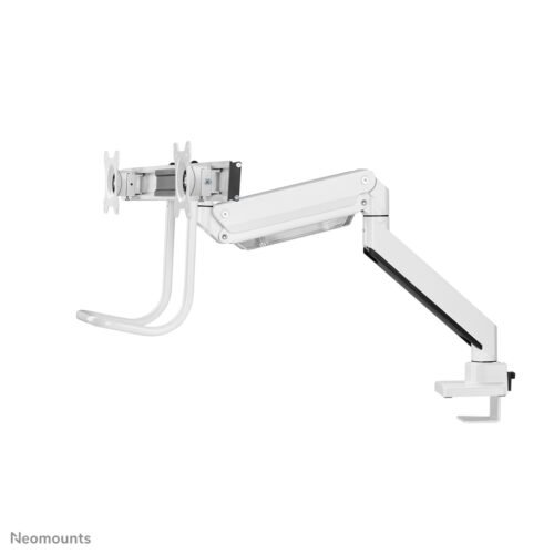 Neomounts NM-D775DXWHITE Monitor arm 10-32" - gas spring - Topfix - 180°-stop - Image 6