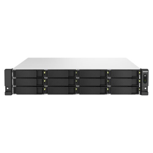 QNAP TS-h1887XU-RP NAS Rack (2U) Intel Xeon E E-2334 16 GB DDR4 0 TB QuTS hero Black, White