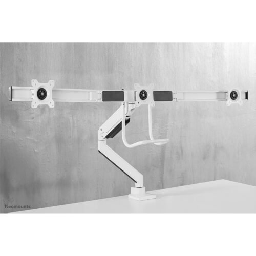 Neomounts NM-D775DX3WHITE Monitor arm 17-27" - gas spring - Topfix - 180°-stop - Image 11