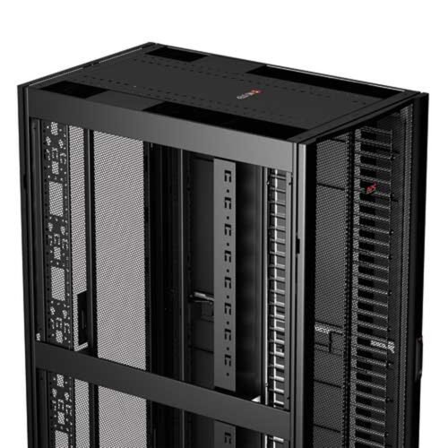 APC NetShelter SX, Networking Rack Enclosure, 42U, Black, 1991H x 750W x 1070D mm with Casters, Feet, Vertical Cable Managers, - Image 4