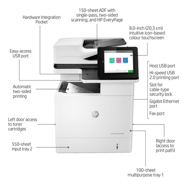 HP LaserJet Enterprise MFP M635h - Image 14