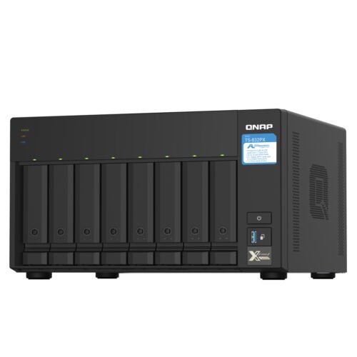 QNAP TS-832PX NAS Tower Annapurna Labs AL324 4 GB DDR4 0 TB QNAP Turbo System Aluminium, Black - Image 2