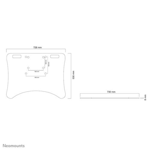 Neomounts PLASMA-M2500FPLATE Floor plate - Image 3