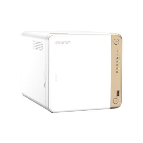 QNAP TS-462-4G NAS/storage server Tower Intel® Celeron® N4505 4 GB DDR4 0 TB QNAP QTS White - Image 5