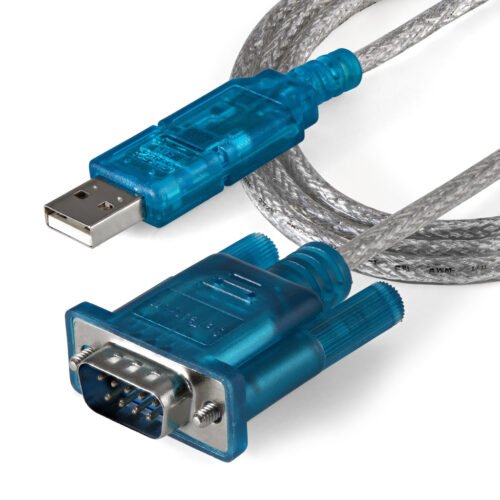 StarTech.com 3ft (91cm) 1-Port USB to RS232 DB9 Serial Adapter Cable, USB to Serial Adapter Cable - M/M - Image 3