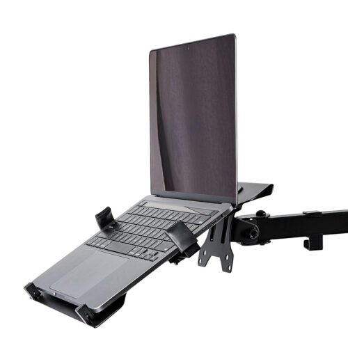 StarTech.com VESA Laptop Tray - Adjustable Monitor Arm Laptop Tray Secures Notebooks (4.5kg / 9.9lb) - 75x75 & 100x100 VESA Mou - Image 6