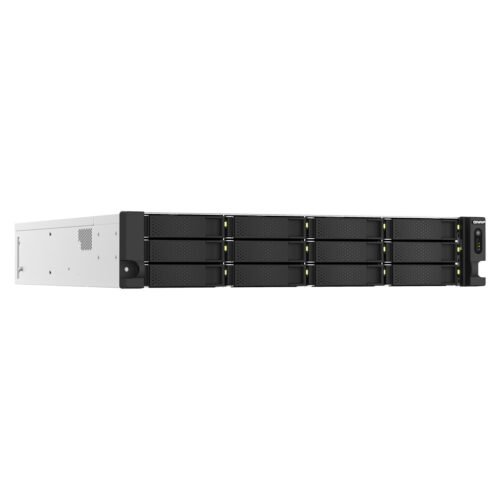 QNAP TS-H1887XU-RP NAS Rack (2U) Intel Xeon E E-2336 32 GB DDR4 0 TB QuTS hero Black, White - Image 2