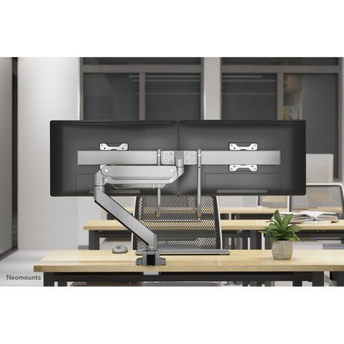 Neomounts NM-D775DXSILVER Monitor arm 10-32" - gas spring - Topfix - 180°-stop - Image 11